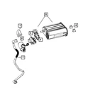 Genuine Mopar Vapor Canister 4578587AH New. Price: $292.56.