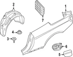 Genuine Bmw Fuel Pocket 51-17-7-440-404 New. Price: $93.08.
