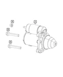 Genuine Mopar Hex Head Screw And Washer 6102225AA New. Price: $31.33.