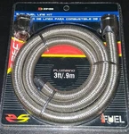 Spectre 29490 Fuel Line 3/8" Inch Stainless Braided 3' Foot Long New. Price: $19.00.