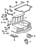 Genuine Gm Trunk And Cargo Area Light Bulb 09442284 New. Price: $49.20.