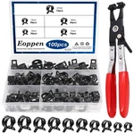 100PCS 10-21MM Spring Hose Clamps Assortment Kit With Swivel Flat Band Fuel H... New. Price: $30.34.