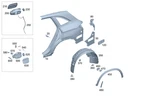 Genuine Mercedes-benz Tank Filler Recess 254-630-00-02 New. Price: $105.20.