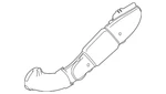 Genuine Land-rover Air Inlet Duct LR095884 New. Price: $272.99.