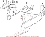 Genuine Oem Fuel Filler Door Release Cable 51258234140 For Bmw New. Price: $16.48.