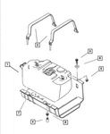 Fuel Tank Strap Mopar 52100235AC New. Price: $57.87.