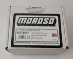 Moroso 65397 Sbc Fuel Pump Block Off Plate Billet Aluminum W/ 12AN Fitting Black New. Price: $45.00.