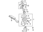 Nissan Body Assy-air Cleaner 16528CA000, New Genuine Oem Part. Price: $179.50.