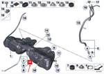 Bmw Gran Turismo F07 Fuel Tank Tension Strap 16117053972 No Duties New. Price: $66.98.