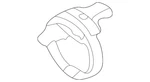 Genuine Volkswagen Fuel Filter Bracket 1C0-201-687-A New. Price: $24.35.