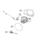 Genuine Mopar Fuel Filler Door Reinforcement 68237776AA New. Price: $51.95.