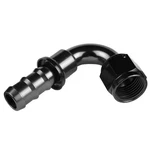 Redhorse Fitting 2120-12-2; Hose End Black Anodized -12AN 120DEG, Push-lock New. Price: $24.61.