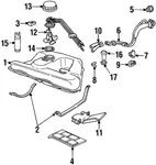 Genuine Gm Filler Shield 25663607 New. Price: $18.12.
