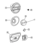 Genuine Mopar Fuel Fill Door 7AE00TZZAD New. Price: $408.72.