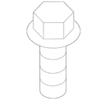 Genuine Volkswagen Air Cleaner Assembly Screw WHT-006-896 New. Price: $11.33.