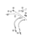 Genuine Mopar Fuel Line Clip 68233840AA New. Price: $12.45.