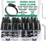 Ouru Black Hose CLAMP-175PCS Stainless Steel Clamps Assortment Adjustabl... New. Price: $74.66.