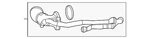 Genuine Audi Pipe Assembly 06M-129-041 New. Price: $135.60.