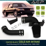Cold Air Intake Induction Bk + Heat Shield & Filter For 89-93 Mustang Gt 5.0L V8 New. Price: $78.88.
