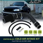 Cold Air Intake Cai Kit Black 3.5" Piping 97-03 Ford F-150 / Heritage 4.2 V6 New. Price: $80.88.