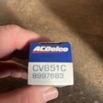Nos Acdelco CV851C Pcv Valve 8997683GM New. Price: $8.05.