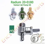 Radium 20-0180 Venturi Jet Pump Kit Fittings + Body 3-PORT Fuel Tank Transfer New. Price: $91.38.