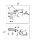 Genuine Mopar Air Cleaner Bracket Grommet 4268295 New. Price: $7.50.