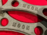 Vintage Moon Tank Brackets Hotrod Cast Aluminum Used. Price: $350.00.