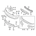 Ford Mustang 2010-2012 W711103S900 Valance Panel Screw New. Price: $14.63.