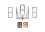 13350-CNOS Blower Injector Plate, Polished Finish, Red & Blue Plumbing New. Price: $2356.95.