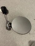 2012-2013, Mazda Fuel Filler Door, Sliver, 2.3L, Pn: BDTS42411 Used. Price: $35.00.