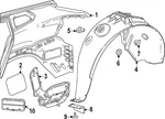 Genuine Gm Fuel Pocket 42888718 New. Price: $17.35.