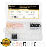 Siptenk 190 Pc Fuel Line Retainer Clips 3/8" 5/16" 1/2" 5/8" Assortment New. Price: $34.99.