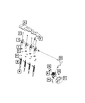 Genuine Mopar Lobe External Head Bolt 6511832AA New. Price: $6.24.
