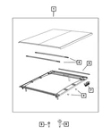 Genuine Mopar Folding Top Tension Strap 68718888AA New. Price: $50.96.