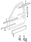 Genuine Gm Body Side Molding 12491263 New. Price: $37.51.