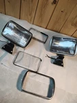 As-is Pair Of Per-lux 600-R Stainless Steel Fog Driving Light Missing Side Screw Used. Price: $89.99.