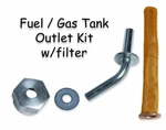 Vw Type 1 3 Bug Bus Ghia Fuel Tank Outlet Pipe Kit W/screen New. Price: $22.00.