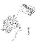 Genuine Mopar Make Up Air Hose 5047000AA New. Price: $45.21.