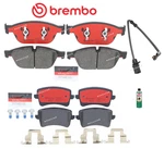 Front Brake & Rear Pad Oes Ceramic +sensor +cleaner For Audi SQ5 14-17 New. Price: $217.38.