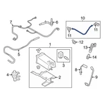 Ford Flex 2009-2012 7T4Z6758AA Pcv Valve Hose New. Price: $51.57.