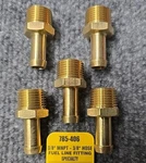 (5) Dorman 785-406 Fuel Line 3/8" Fitting, Mnpt To Hose Barb Adapter New. Price: $14.00.