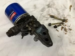 2001-2006 Genuine Mitsubishi Montero 3 Oil Filter Bracket Pajero Shogun Used. Price: $40.00.