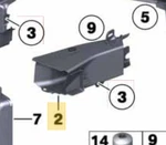 2011 2016 Bmw Left Brake Cooling Air Duct Used Oem 51747200797. Price: $369.90.