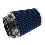 Clamp-on Cold Air Intake Filter High Performance, Washable, 3" Flange, Blue New. Price: $30.58.