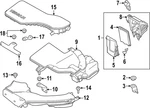 Genuine Nissan Air Inlet Duct Bracket 16588-6MR0A New. Price: $19.82.