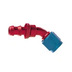 Aeroquip FBM1524 Aluminum Red/blue Anodized Fitting -10AN Hose Size 45 Elbow New. Price: $29.99.