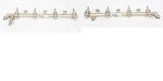Gm Fuel Injector Rail Set 12623366 12623365 For Cadillac Buick Sts 08-17 New. Price: $106.20.