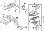Genuine Kia Shield 28213-P1000 New. Price: $18.46.