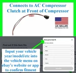 Fits Ram 1500 Jeep Ac Compressor Clutch Connector Plug Pigtail Harness Wiring New. Price: $24.99.